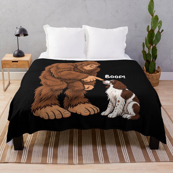 Item preview, Bigfoot and English Springer Spaniel Boop Fun Design Sasquatch designed and sold by rafaeltto.