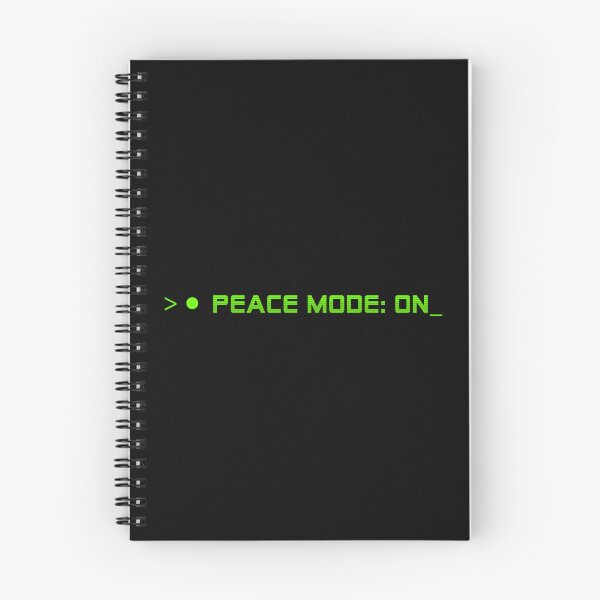 Item preview, PEACE MODE ON— HUMAN ERROR Collection | Modern Survival Humor designed and sold by N72 Heritage.