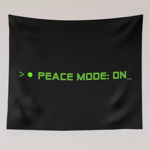 Item preview, PEACE MODE ON— HUMAN ERROR Collection | Modern Survival Humor designed and sold by N72 Heritage.