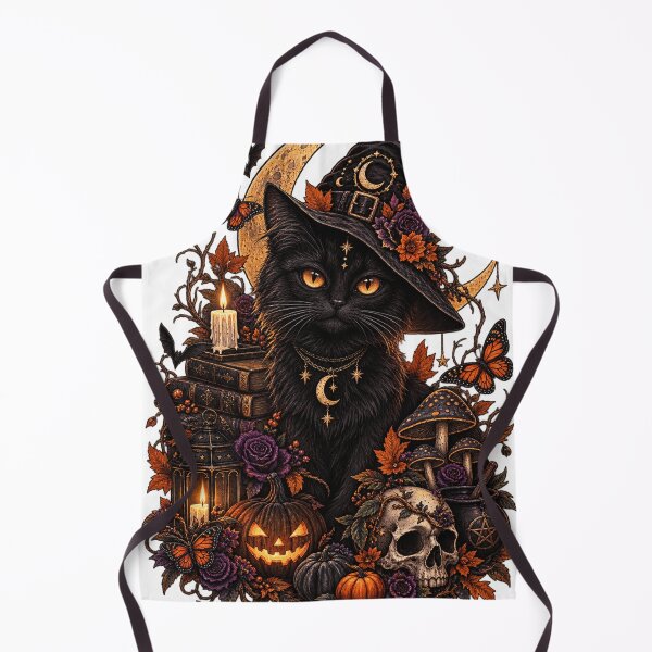 Item preview, Midnight Witch Cat designed and sold by storeAC.