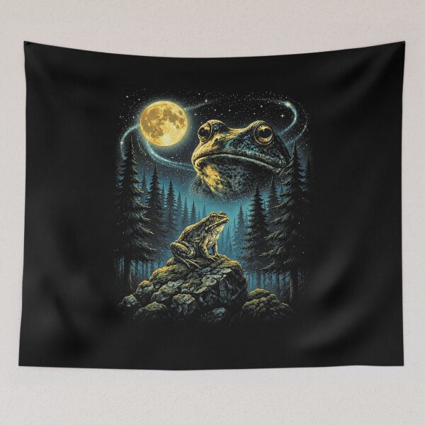 Item preview, Frog Howling at the Moon Parody Meme designed and sold by NoeValdric.