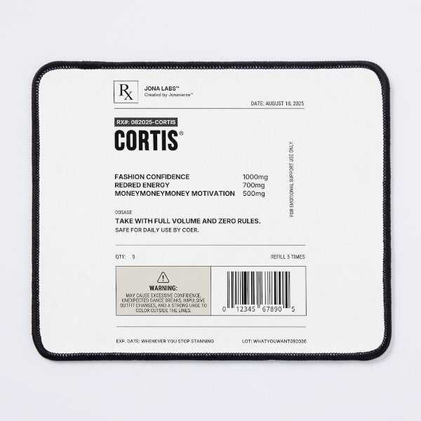 Item preview, CORTIS Kpop Prescription Label designed and sold by JONAVERSE.