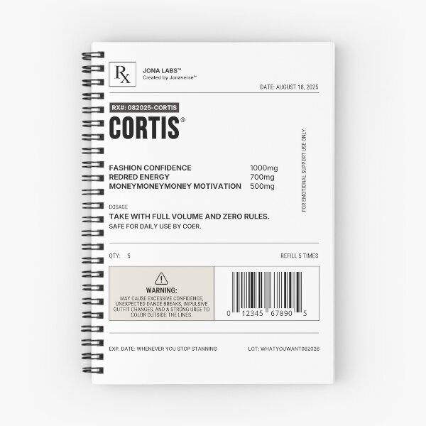 Item preview, CORTIS Kpop Prescription Label designed and sold by JONAVERSE.