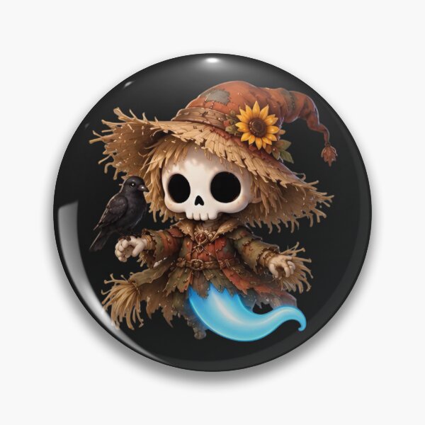 Item preview, Scarecrow | Autumn Skeleton Spirit | Bonnie Fantasy & Legends Collection designed and sold by Zaru Art Studio.