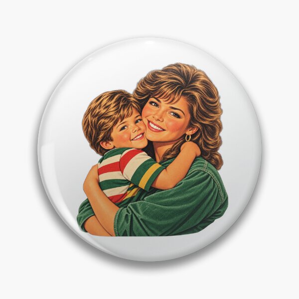Item preview, Mother and son forever – Retro-vintage style maternity designed and sold by FootprintofLove.