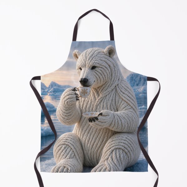 Item preview, Polar Bear Knitting on the Ice designed and sold by JUTElCONIC.