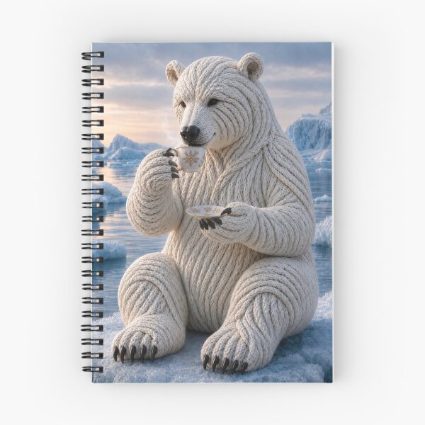 Item preview, Polar Bear Knitting on the Ice designed and sold by JUTElCONIC.