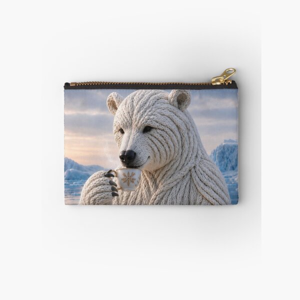 Item preview, Polar Bear Knitting on the Ice designed and sold by JUTElCONIC.