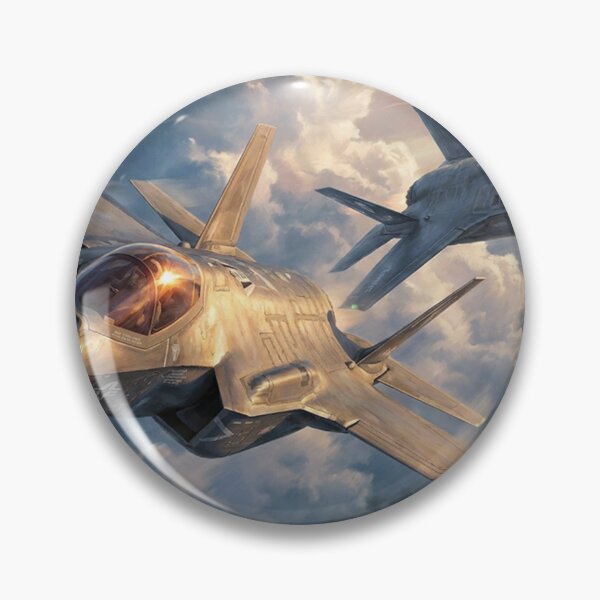 Item preview, USMC F-35 Lightning II Cloudscape Illustration designed and sold by Airpower Art.