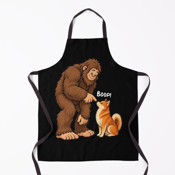Item preview, Bigfoot and Finnish Spitz Boop Fun Design Sasquatch designed and sold by rafaeltto.