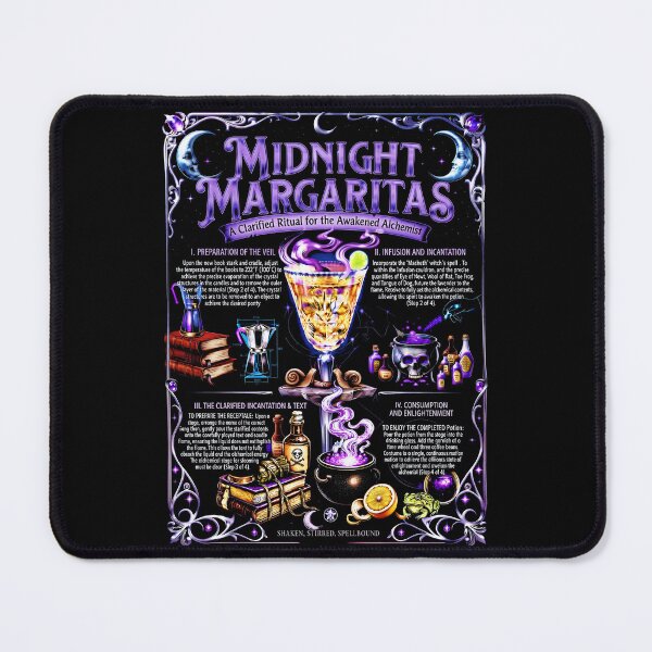 Item preview, Midnight Margaritas Witch Drinking Cocktail Funny Halloween designed and sold by gear-posters.