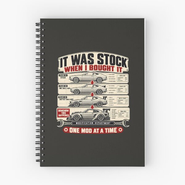 Item preview, It Was Stock When I Bought It – Vintage Automotive Modification Humor designed and sold by KakangMudi.