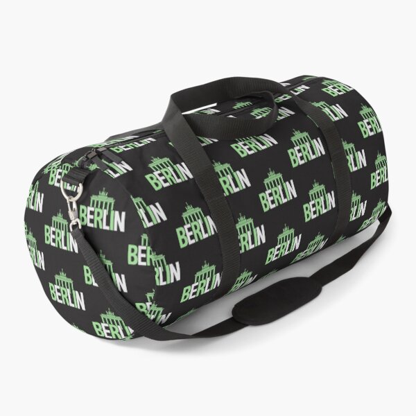 Item preview, Berlin Skyline Typography with Brandenburg Gate Illustration designed and sold by MetaModel Editions.
