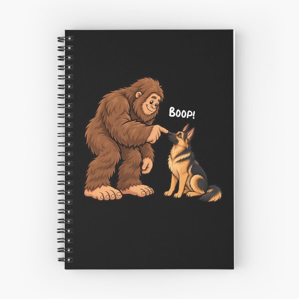 Item preview, Bigfoot and German Shepherd Boop Fun Design Sasquatch designed and sold by rafaeltto.