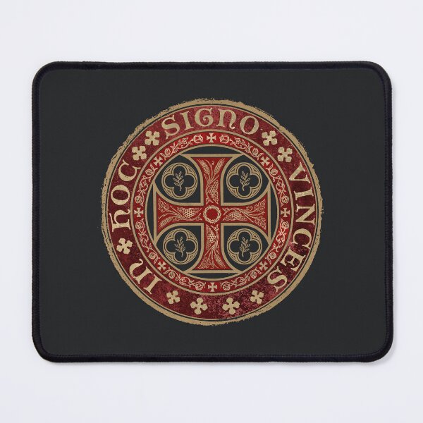 Item preview, In Hoc Signo Vinces Seal – Crimson & Gold designed and sold by Lidra Zehcnas.