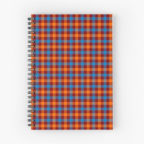 Item preview, Blue And Orange Gingham Check Red  designed and sold by PatternTitan.
