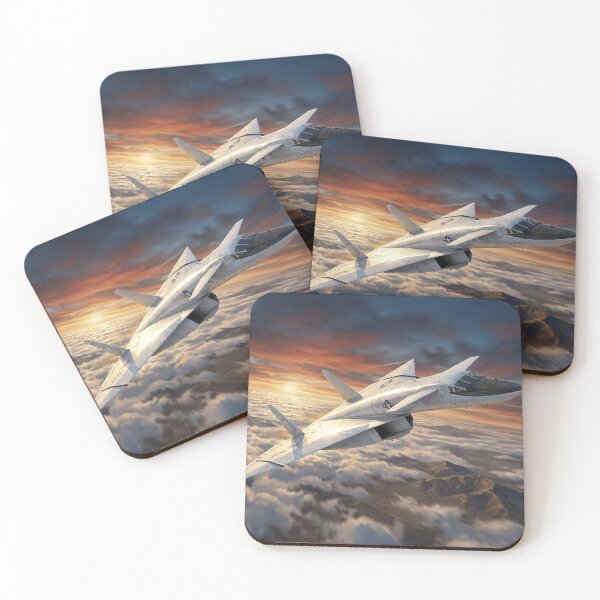 Item preview, XB-70 Valkyrie Mountain Sunset Illustration designed and sold by Airpower Art.