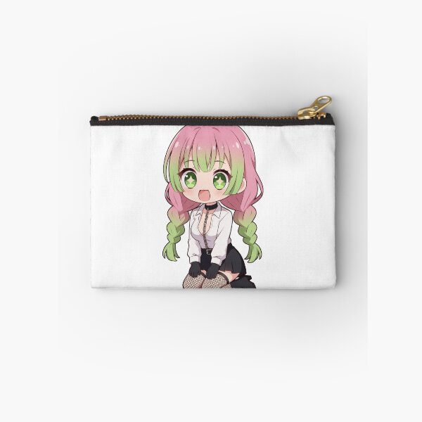 Item preview, Pink Green Hair Chibi Slave Girl | Kawaii Waifu Art designed and sold by GuruKart.