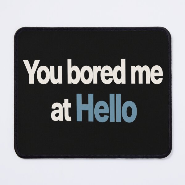 Item preview, Greeting for boring people designed and sold by StanleyJDavis.