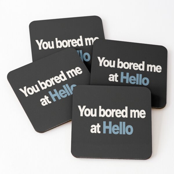 Item preview, Greeting for boring people designed and sold by StanleyJDavis.
