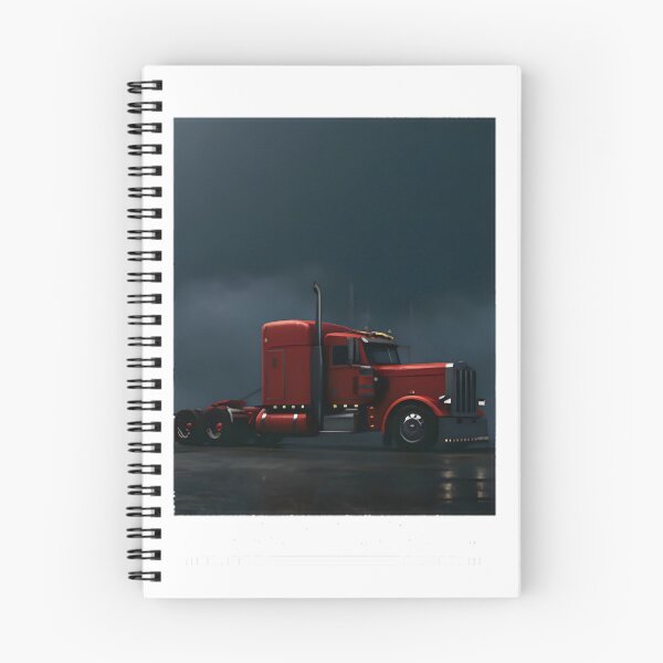 Item preview, Peterbilt Model Truck Illustration - Classic Heavy Duty Semi Truck Design designed and sold by Dark  Horse.