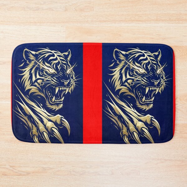 Item preview, gold tiger holo + navy background designed and sold by Crimsonmerchant.