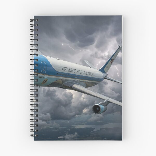Item preview, Air Force One Lightning Storm Illustration designed and sold by Airpower Art.