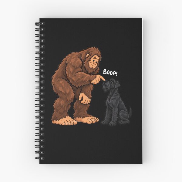 Item preview, Bigfoot and Giant Schnauzer Boop Fun Design Sasquatch designed and sold by rafaeltto.