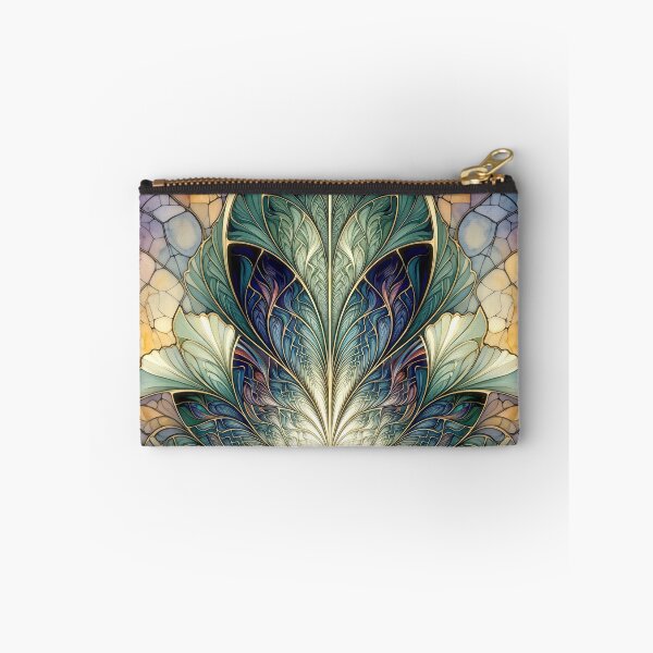 Item preview, Art Nouveau Stained Glass Floral Mandala designed and sold by Frackxion.