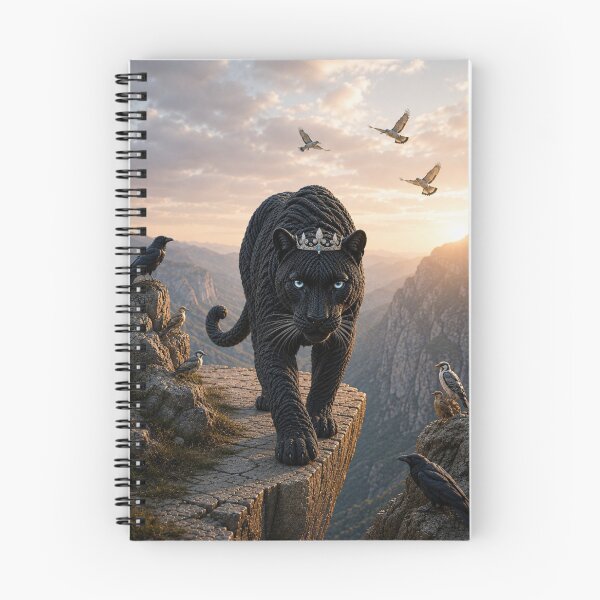 Item preview, Black Panther Wearing a Crown designed and sold by JUTElCONIC.