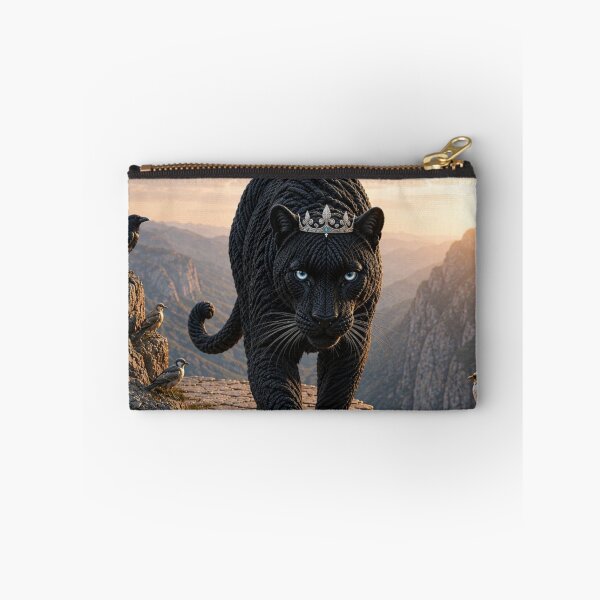 Item preview, Black Panther Wearing a Crown designed and sold by JUTElCONIC.