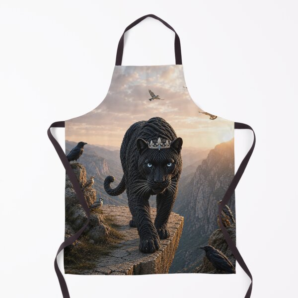 Item preview, Black Panther Wearing a Crown designed and sold by JUTElCONIC.