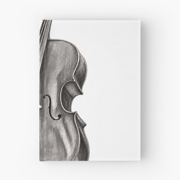 Item preview, Cello Sketch Black & White Drawing designed and sold by QuiteLiterallyX.