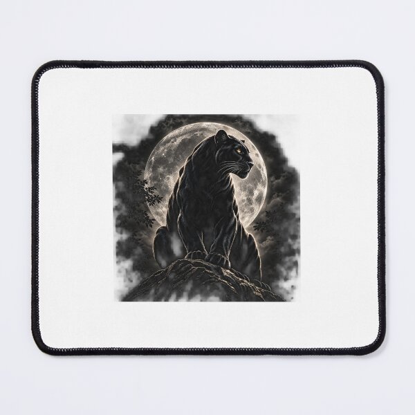 Item preview, Black Panther under the Full Moon designed and sold by Niloshop.