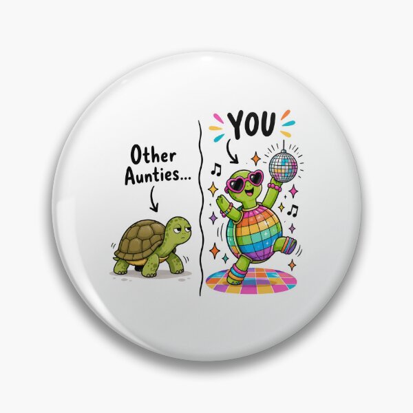 Item preview, Funny Auntie Card | Other Aunties vs You | Fabulous Disco Turtle Card designed and sold by Aesthetic-Avenue.