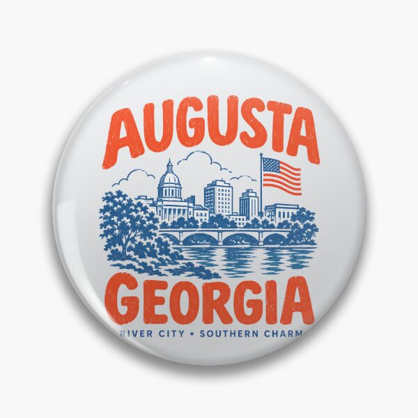 Item preview, Augusta Georgia Retro City designed and sold by HowToCanadian.