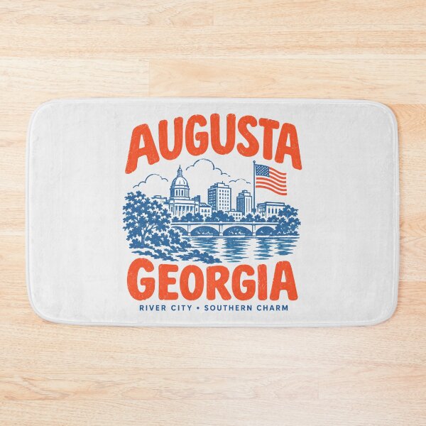 Item preview, Augusta Georgia Retro City designed and sold by HowToCanadian.