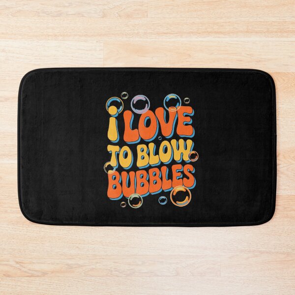 Item preview, I Love to Blow Bubbles Retro Summer designed and sold by NoeValdric.