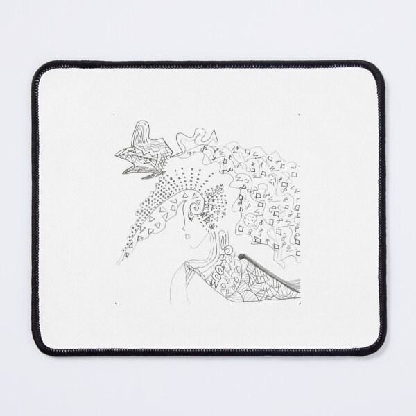 Item preview, Surreal Woman Profile — Hand-Drawn Abstract Line Art designed and sold by Liberarteprint.