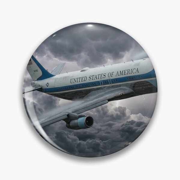 Item preview, Air Force One Storm Clouds Illustration designed and sold by Airpower Art.