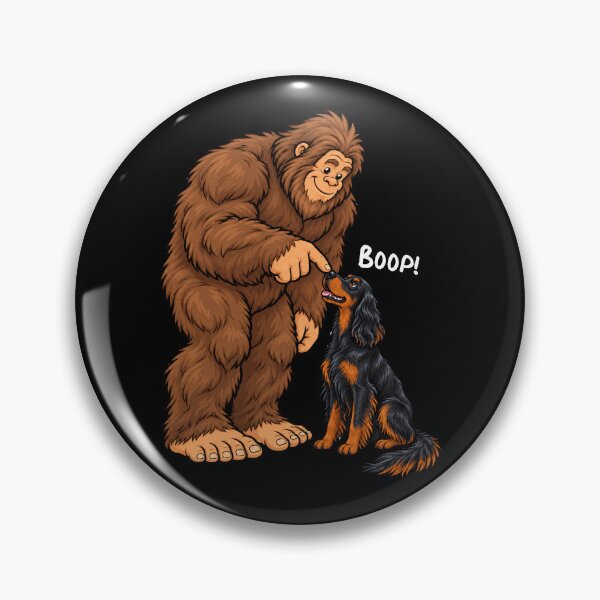 Item preview, Bigfoot and Gordon Setter Boop Fun Design Sasquatch designed and sold by rafaeltto.