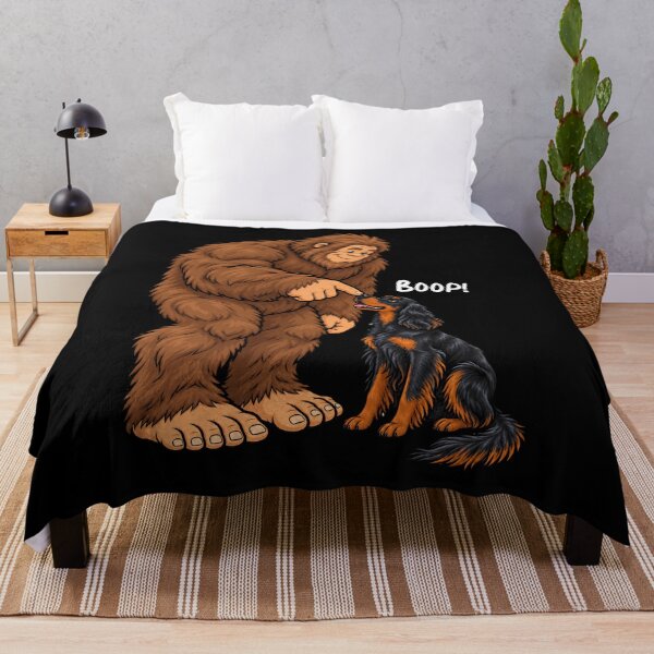 Item preview, Bigfoot and Gordon Setter Boop Fun Design Sasquatch designed and sold by rafaeltto.