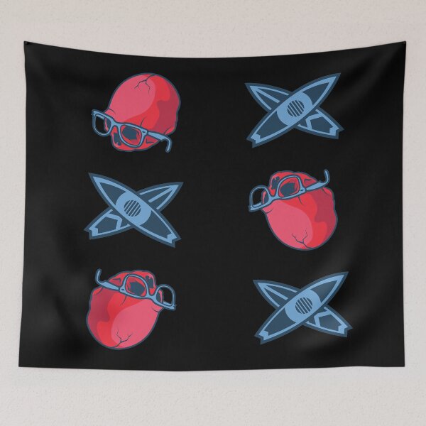 Item preview, Skull Surfer | Retro Beach & Surf Art | Ride the Wave designed and sold by Half Mess.