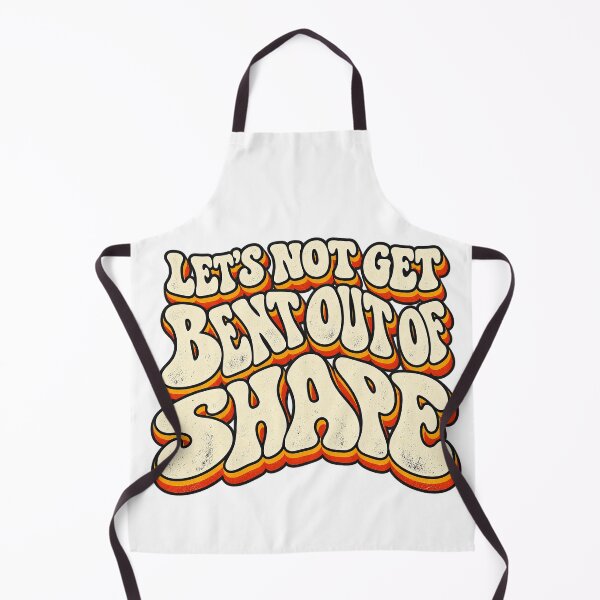 Item preview, LET’S NOT GET BENT OUT OF SHAPE designed and sold by WheelieGdArt.