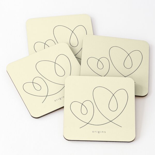 Item preview, Origins Continuous-Line Intertwined Hearts designed and sold by ORIGINS LINES.