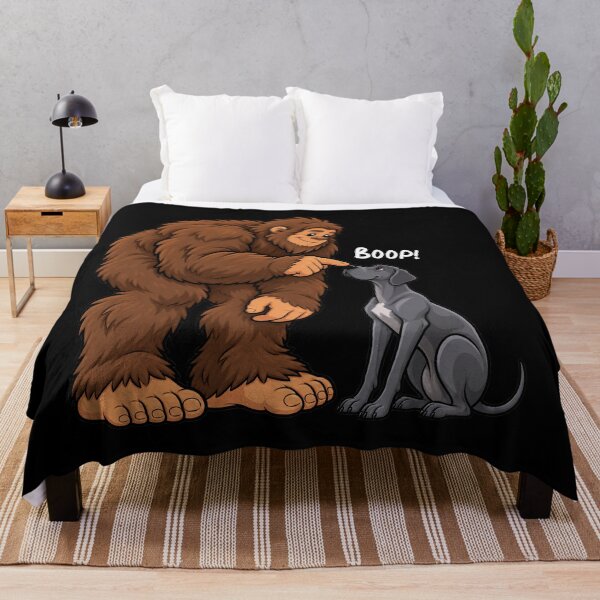 Item preview, Bigfoot and Great Dane Boop Fun Design Sasquatch designed and sold by rafaeltto.
