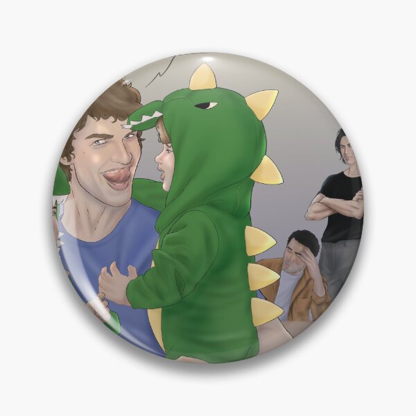 Item preview, Ilya Rozanov vs Scott the Dinosaur – Heated Rivalry designed and sold by Viviavalon Art.