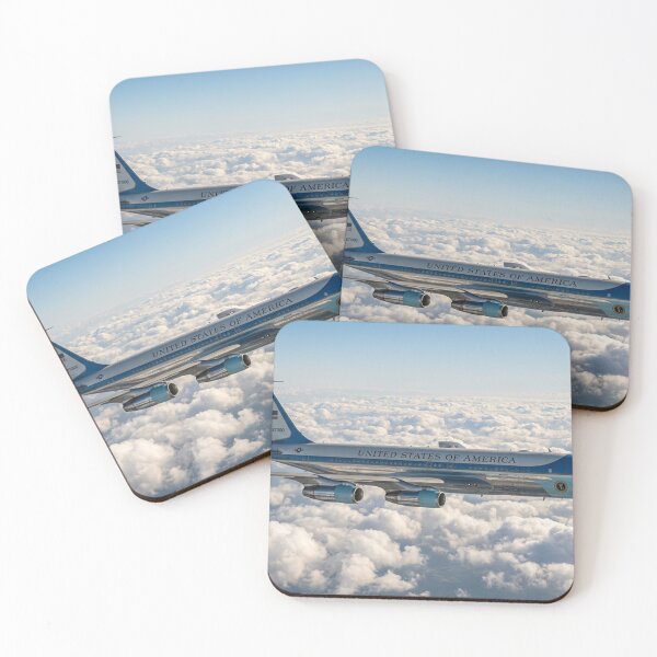 Item preview, Air Force One Side Profile Clouds Illustration designed and sold by Airpower Art.