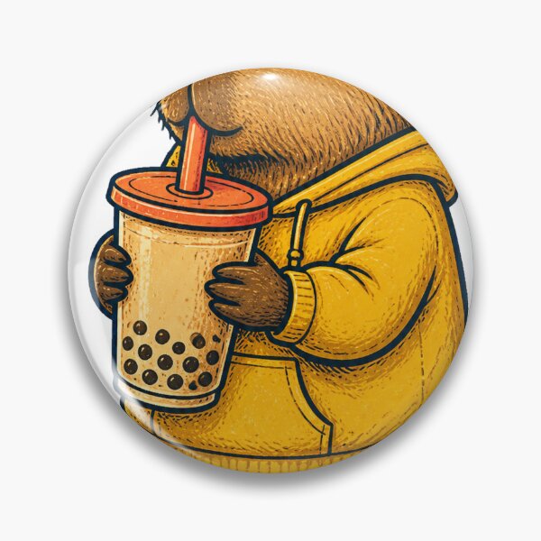 Item preview, Midnight Bubble Tea Capybara – Cozy Night Break designed and sold by DLus-shop.