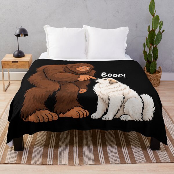 Item preview, Bigfoot and Great Pyrenees Boop Fun Design Sasquatch designed and sold by rafaeltto.